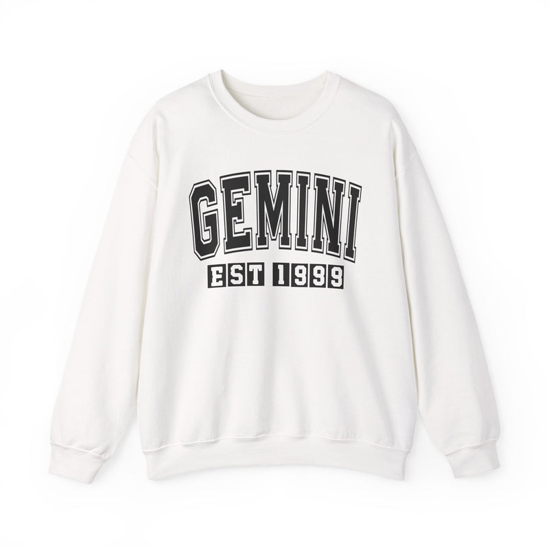Gemini (EST YEAR) Personalization — Zodiac Graphic Sweatshirt
