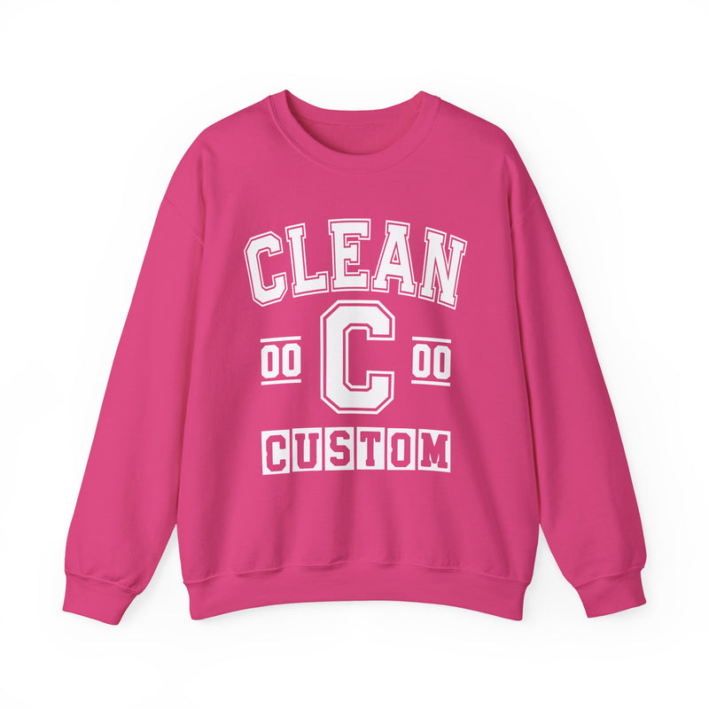 Custom Clean Varsity Sweatshirt — Customize Birthday Day/Month/Year — Customize Gemini Season/Nation