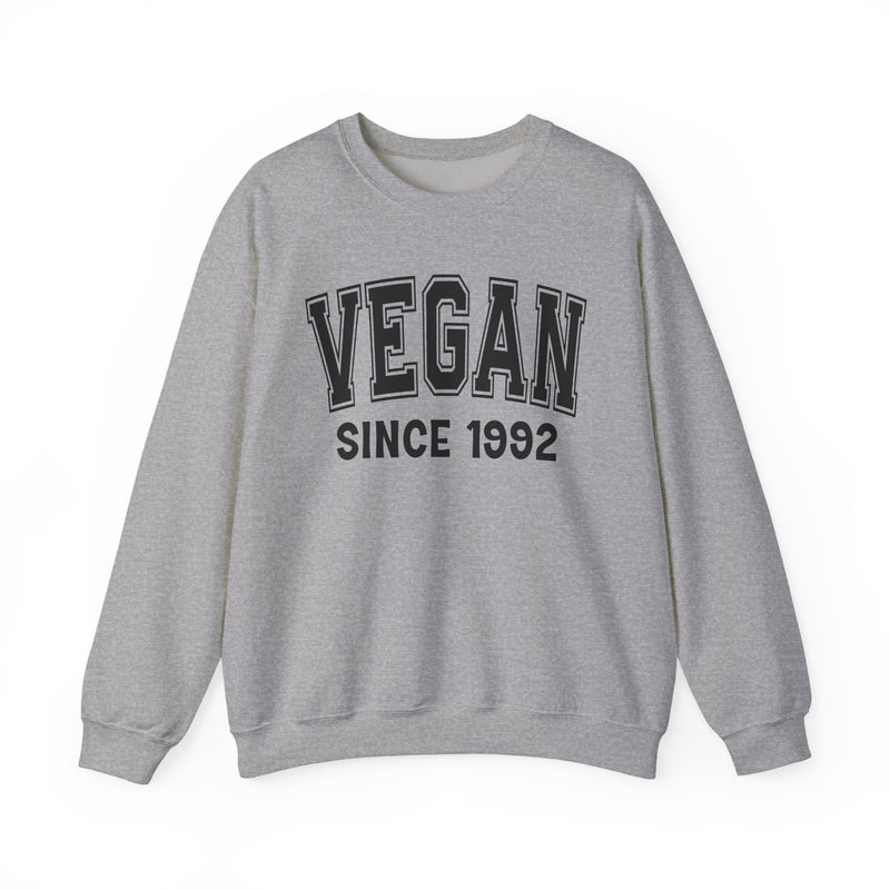 Vegan Personalization Sweatshirt — Add Your Special "Since Date"
