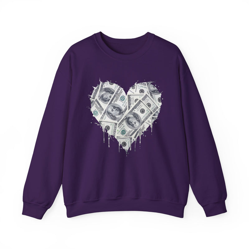 Valentine's Day (Money Heart) — Sweatshirt