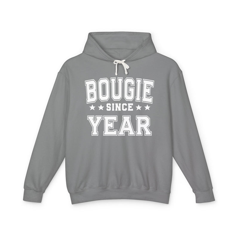 Bougie (Personalized Date) — Humorous Reflection Hoodie