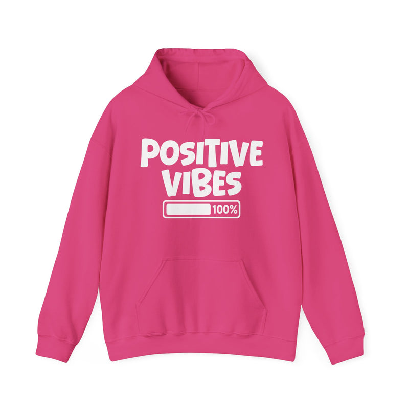 Positive Vibes — Hoodie – 100% Charged