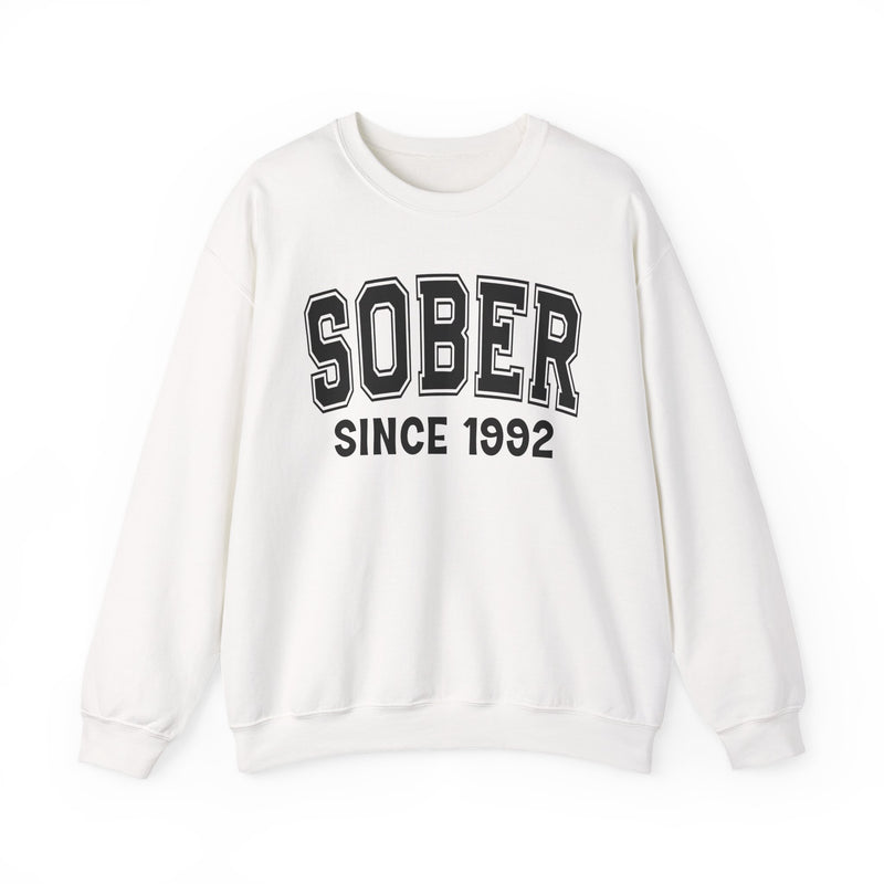 Sober Personalization Sweatshirt — Add Your Special "Since Date"