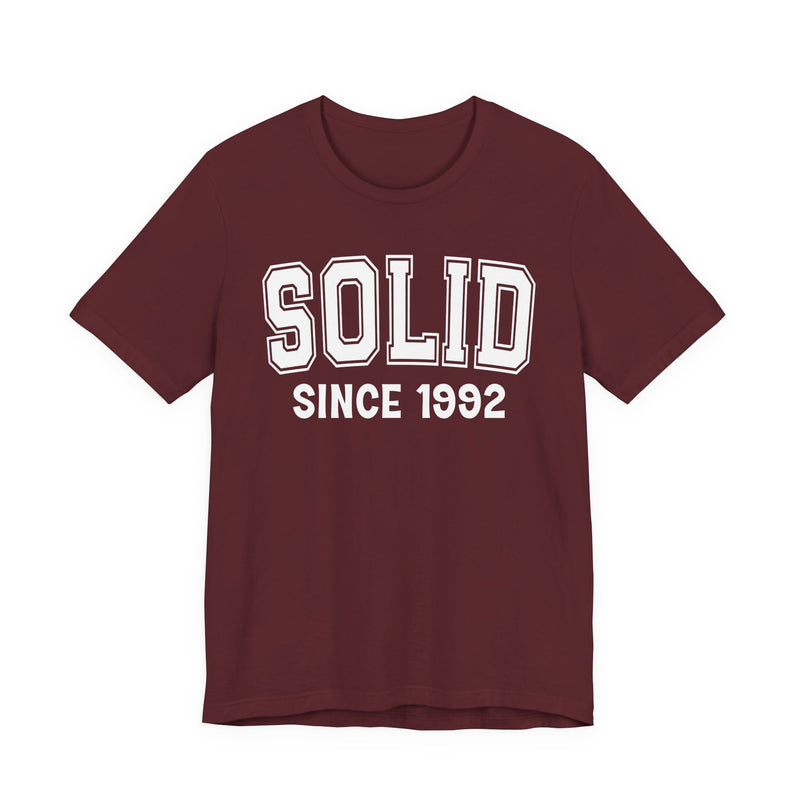 Solid Personalization T-Shirt — Add Your Special "Since Date"