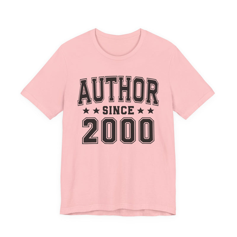 Author Since (Personalized Date) — Bride/Married T-shirt, Wedding & Anniversary Gift