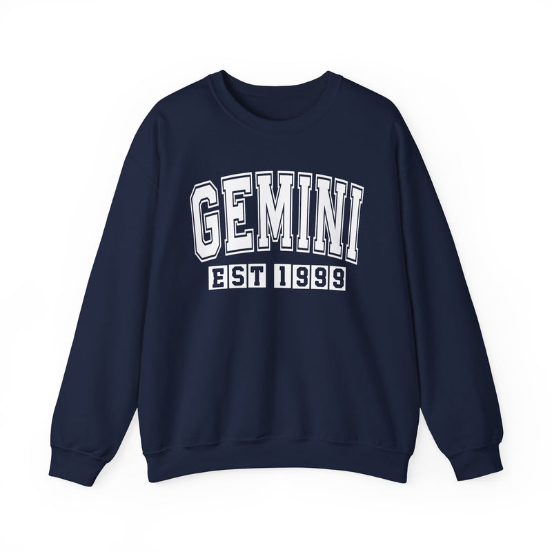 Gemini (EST YEAR) Personalization — Zodiac Graphic Sweatshirt