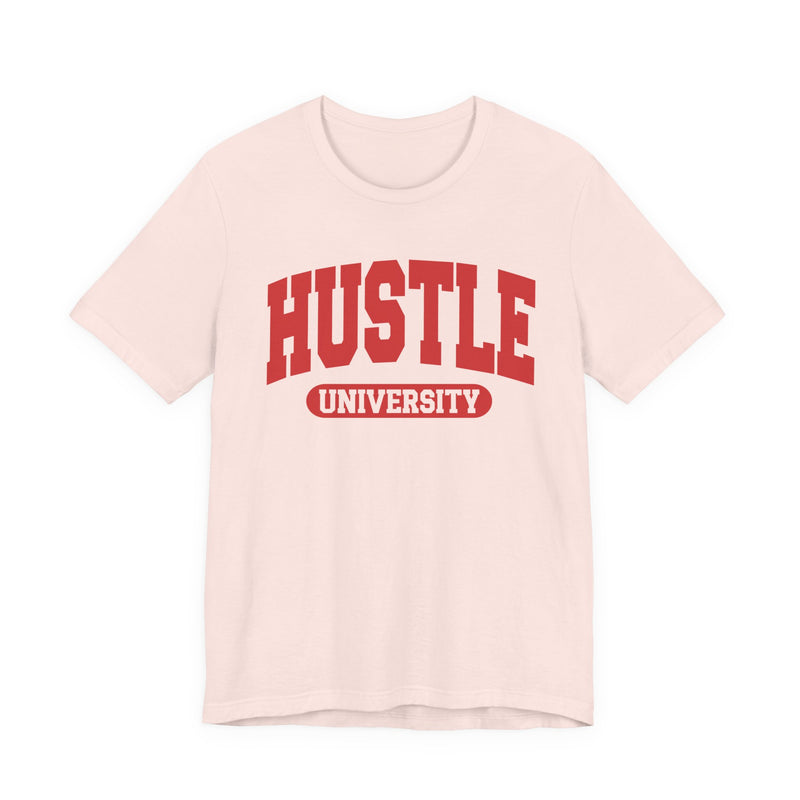 Hustle University — Retro Collegiate T-Shirt