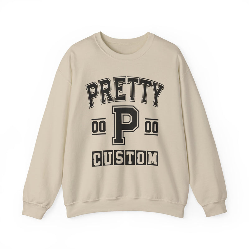 Custom Pretty Varsity Sweatshirt — Customize Birthday Day/Month/Year — Customize Gemini Season/Nation