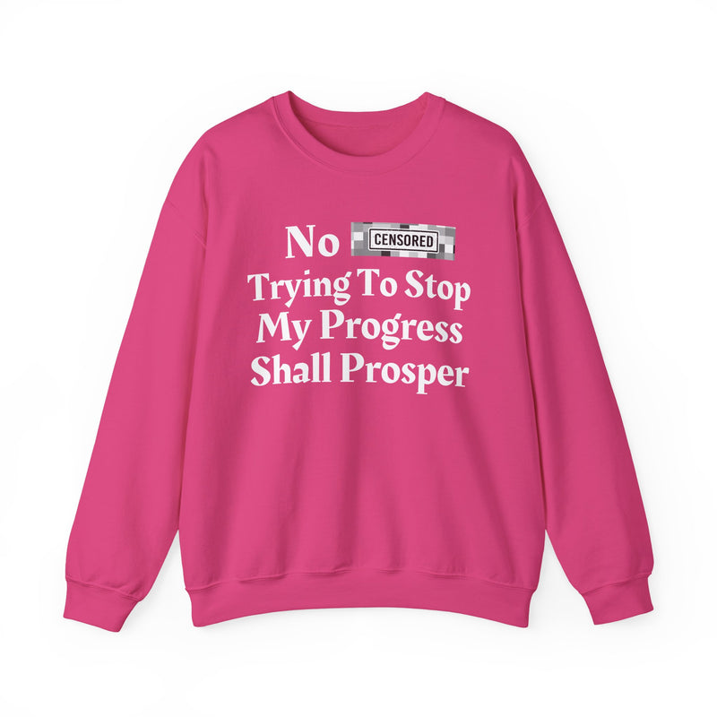 No Bitch Trying To Stop My Progress Shall Prosper — Sweatshirt