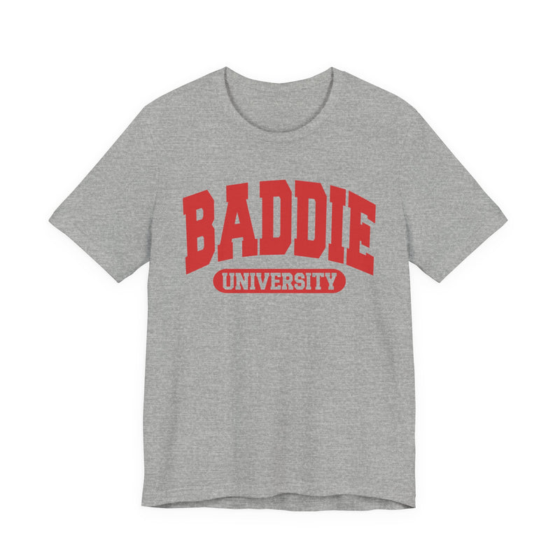Baddie University — Retro Collegiate T-Shirt