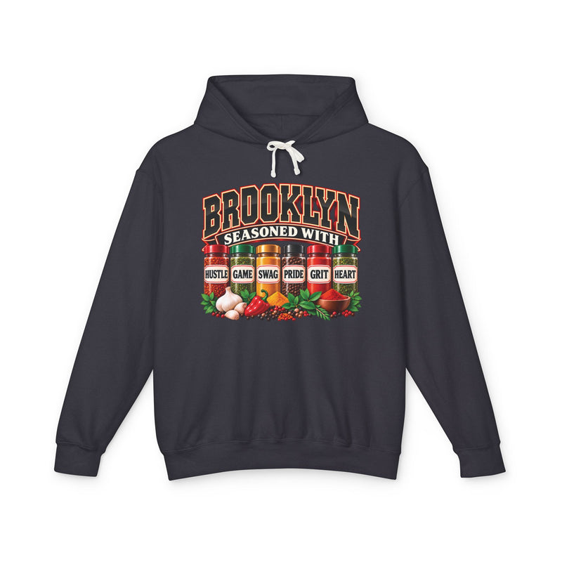 Brooklyn Seasoned With Hustle Game Swag Pride Grit Heart — Hoodie
