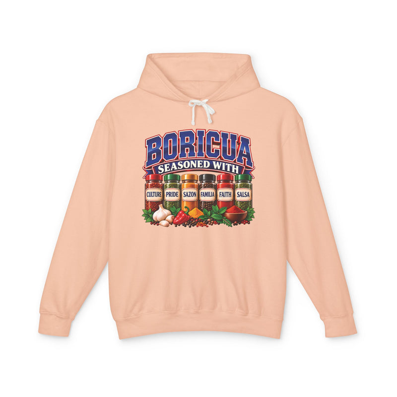 Boricua Seasoned With Culture Pride Sazón Familia Faith Salza — Hoodie