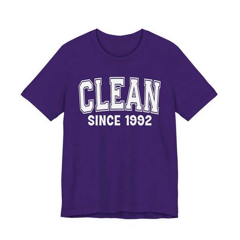 Clean Personalization T-Shirt — Add Your Special "Since Date"