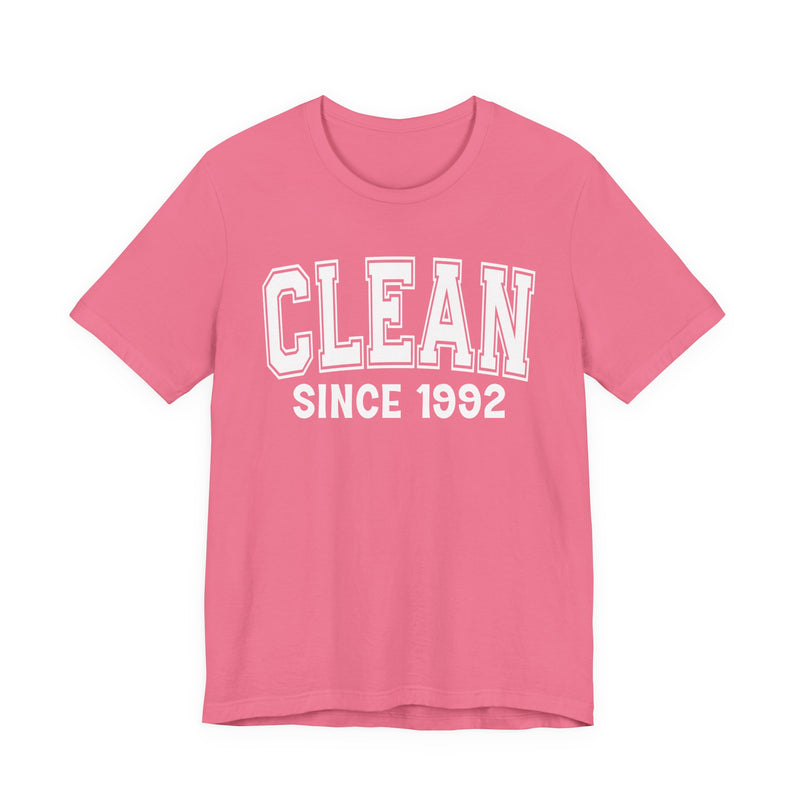 Clean Personalization T-Shirt — Add Your Special "Since Date"