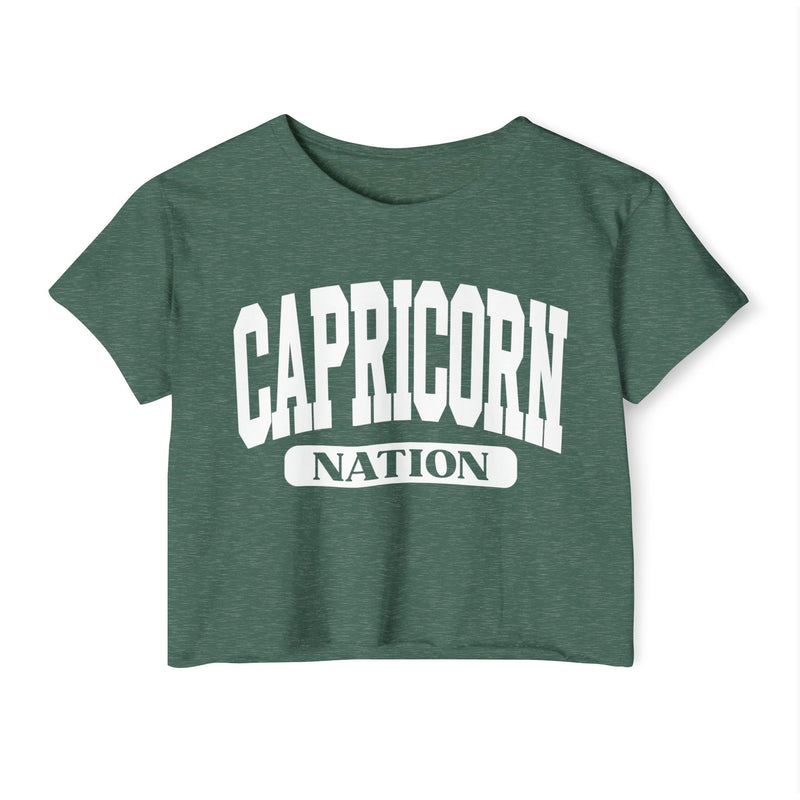 Capricorn Nation — Women’s Zodiac Festival Crop Top