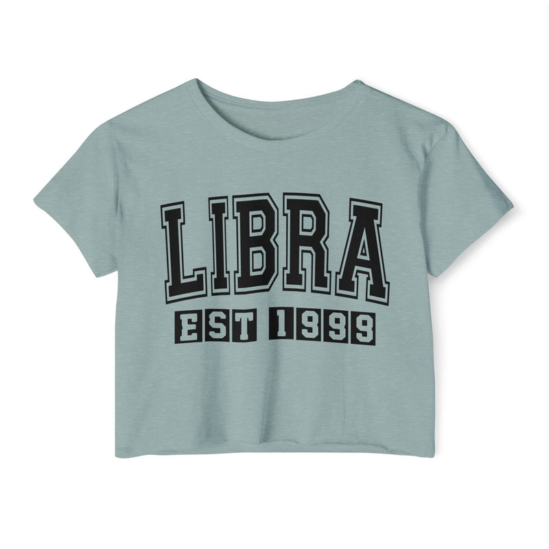 Libra EST (YEAR) Personalization — Crop Top