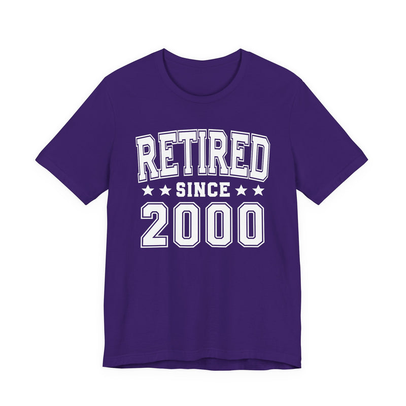 Retired Since (Personalized Date) — Bride/Married T-shirt, Wedding & Anniversary Gift