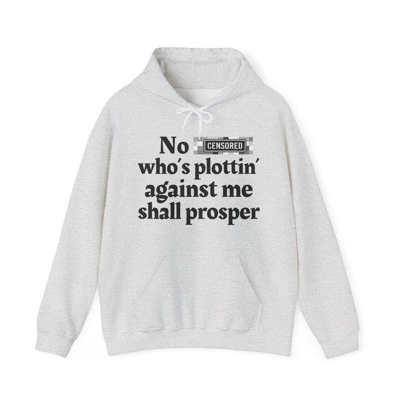 No Bitch Who's Plottin' Against Me Shall Prosper — Hoodie