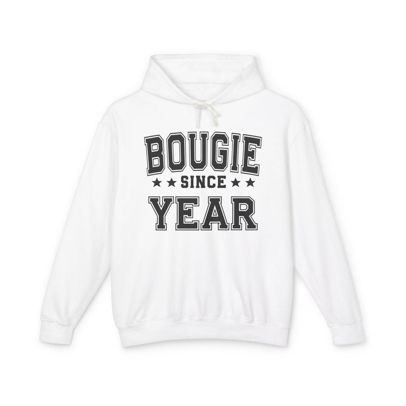 Bougie (Personalized Date) — Humorous Reflection Hoodie