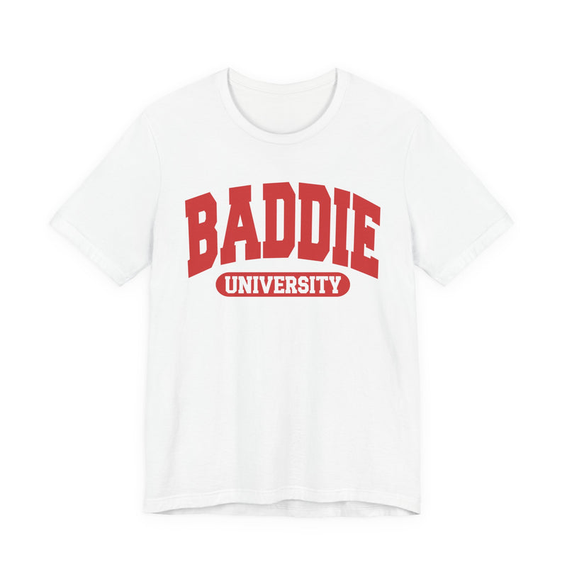 Baddie University — Retro Collegiate T-Shirt