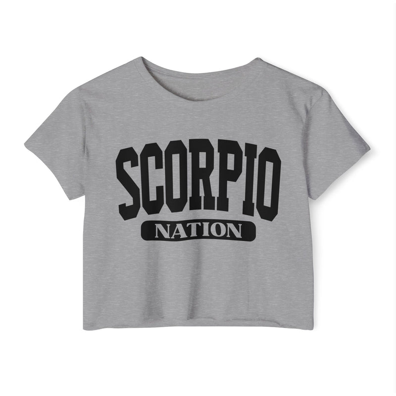 Scorpio Nation — Women’s Zodiac Festival Crop Top