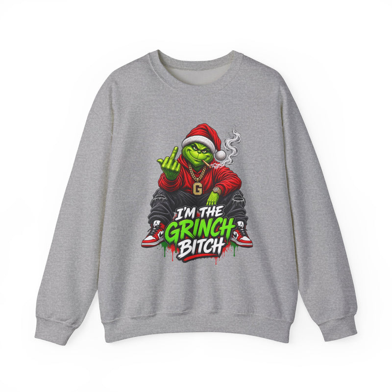 I'm The Grinch Bitch — Fuck Christmas Holiday Protest Sweatshirt
