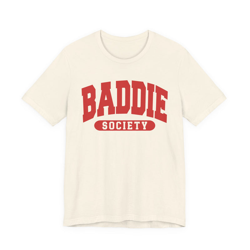 Baddie Society — Retro Collegiate T-Shirt