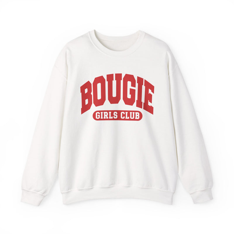Bougie Girls Club — Retro Collegiate Sweatshirt
