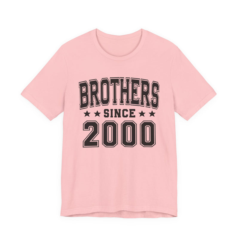 Brothers Since (Personalized Date) — Bride/Married T-shirt, Wedding & Anniversary Gift