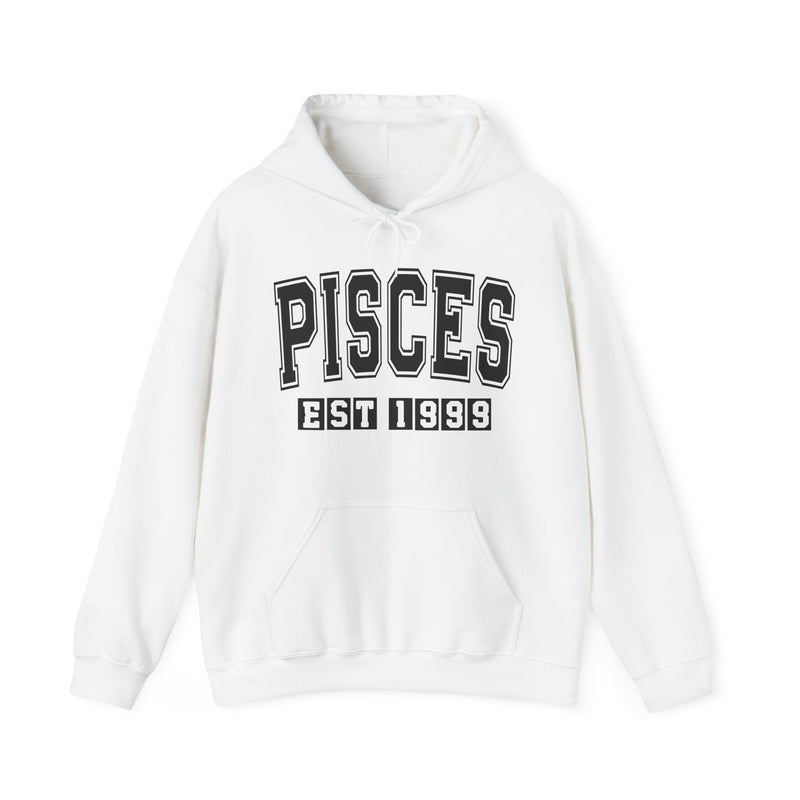 Pisces (EST YEAR) Personalization — Zodiac Birthday Year Hoodie