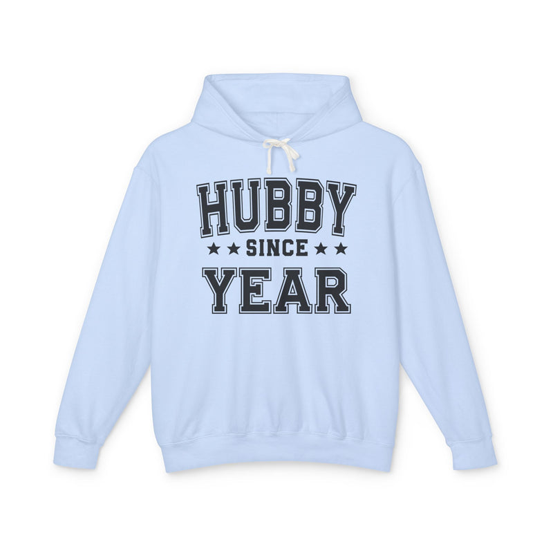 Hubby Since (Personalized Date) — Husband Marriage Milestone Hoodie
