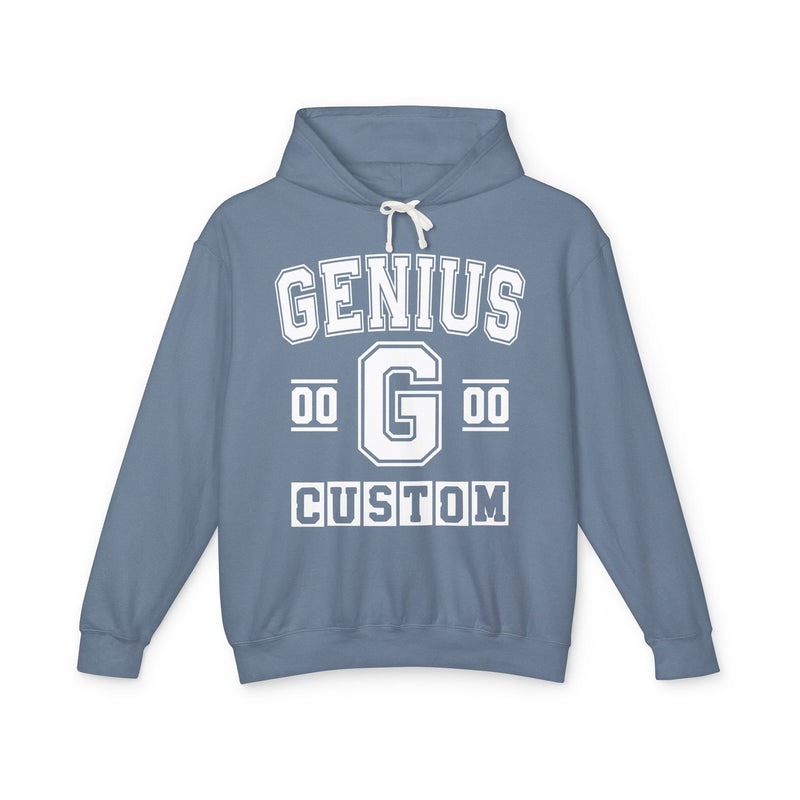 Custom Genius Varsity Hoodie — Customize Birthday Day/Month/Year — Customize Gemini Season/Nation