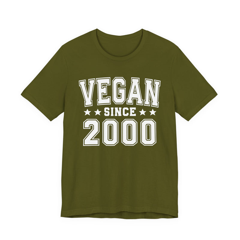 Vegan Since (Personalized Date) — Bride/Married T-shirt, Wedding & Anniversary Gift