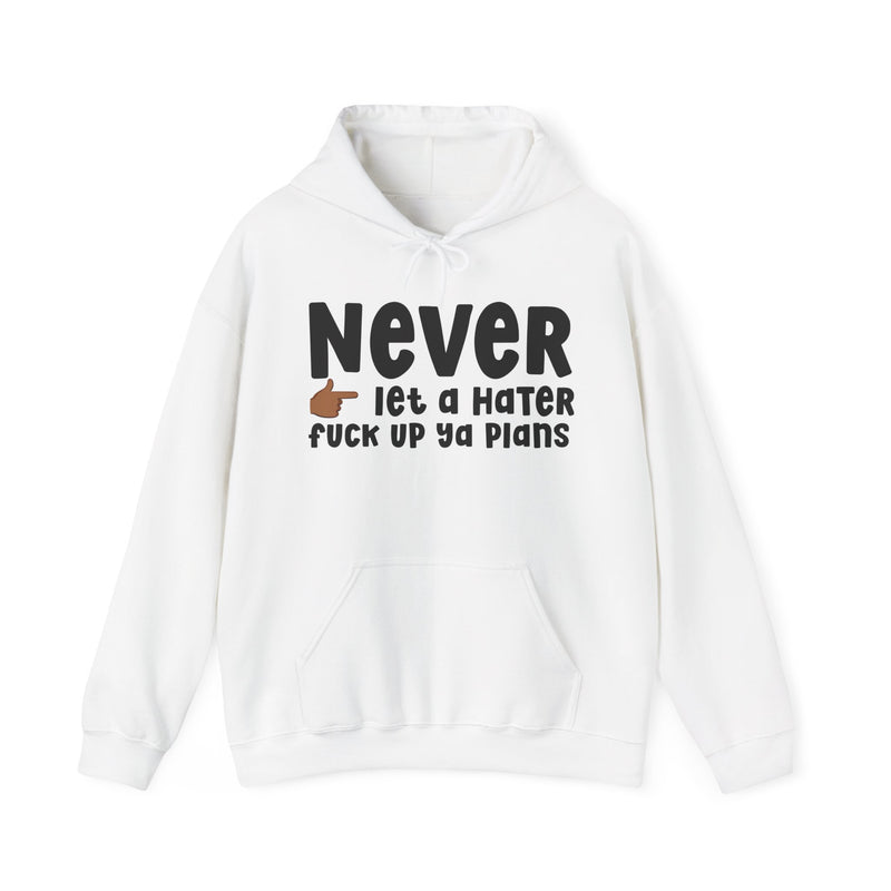 Never Let A Hater Fuck Up Ya Plans — Serious Declaration Hoodie