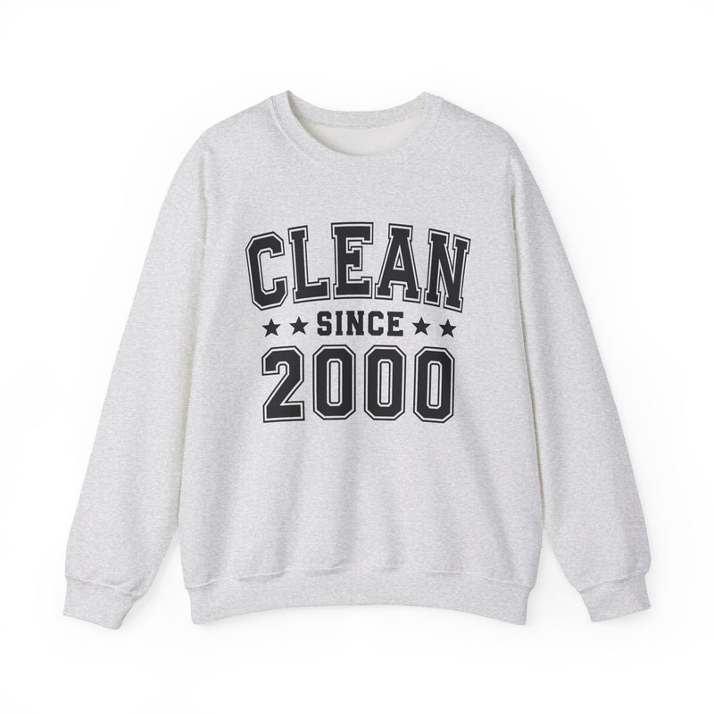 Clean Since (Personalized Date) — Bride/Married Sweatshirt, Wedding & Anniversary Gift