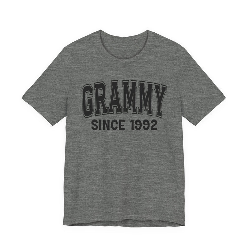 Grammy Personalization T-Shirt — Add Your Special "Since Date"