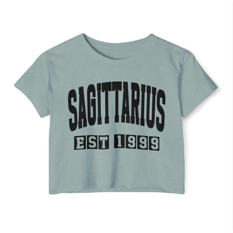 Sagittarius EST (YEAR) Personalization — Crop Top