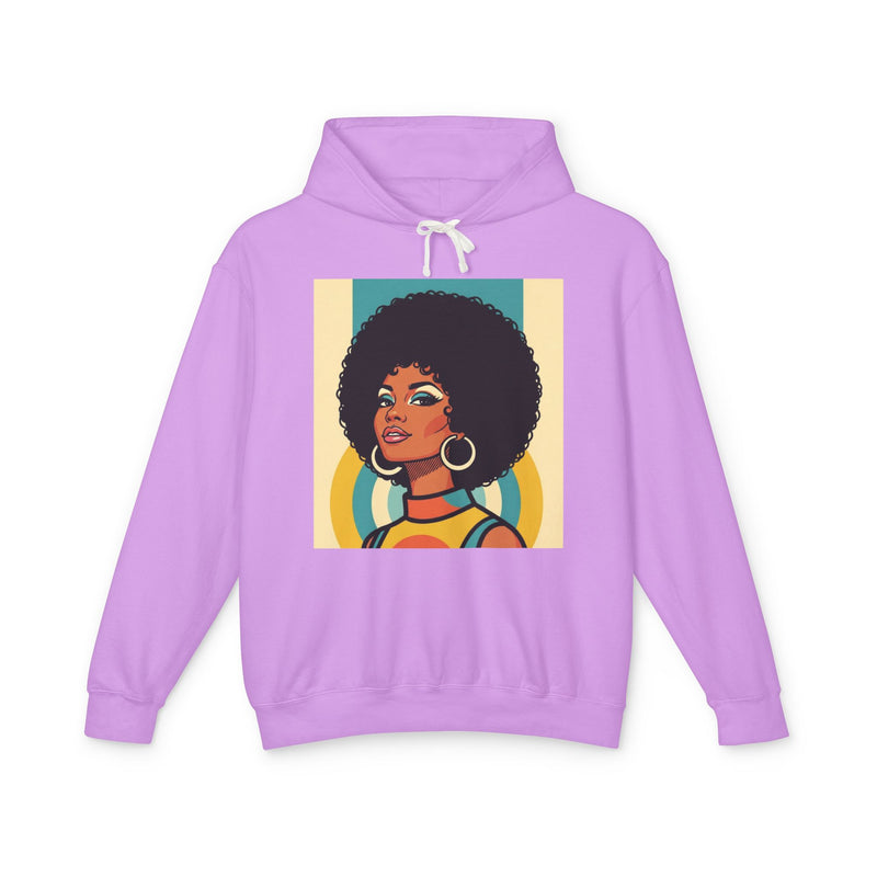 Beautiful Black Woman Portrait — African American Woman Pride Hoodie