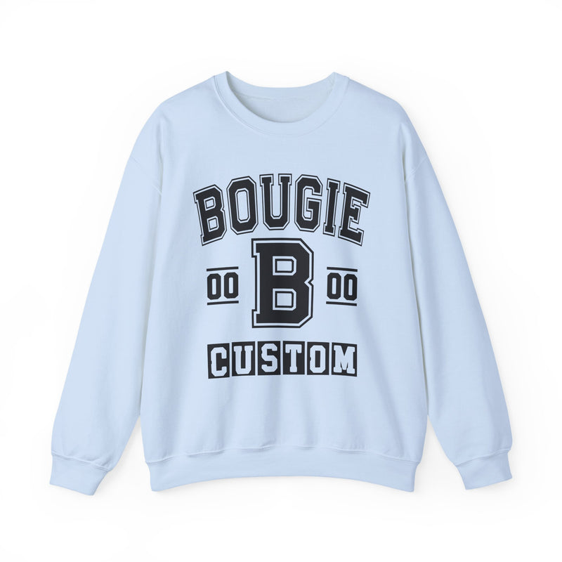 Custom Bougie Varsity Sweatshirt — Customize Birthday Day/Month/Year — Customize Gemini Season/Nation
