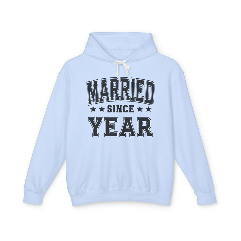 Married (Personalized Date) — Bride/Married Hoodie, Wedding & Anniversary Gift