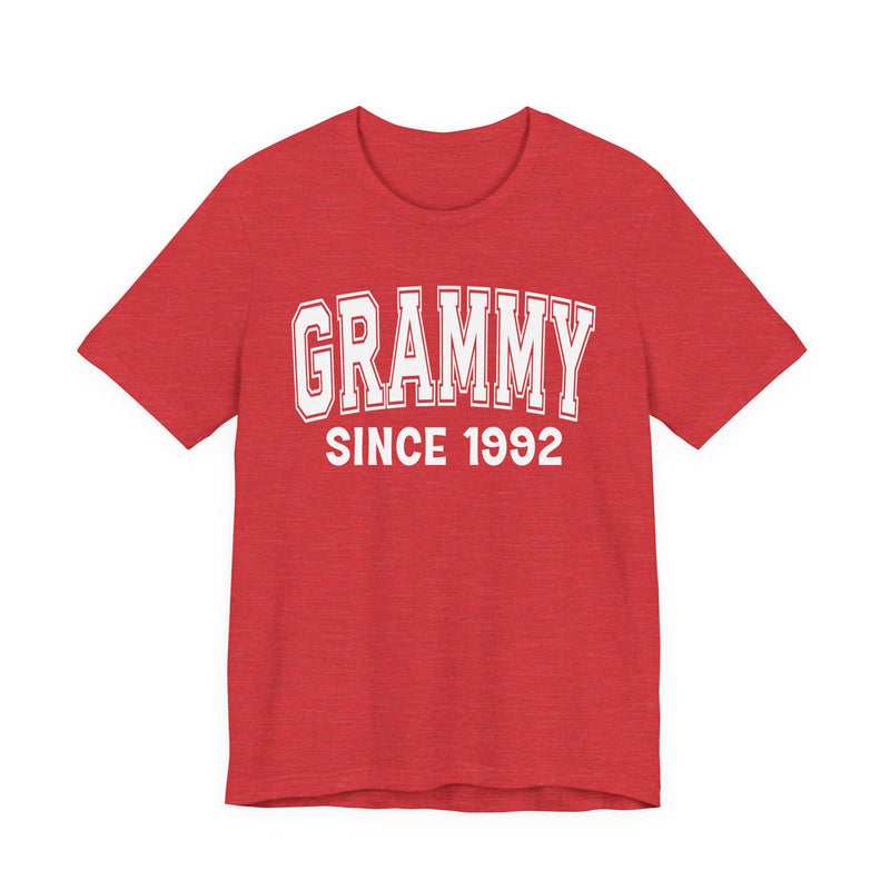 Grammy Personalization T-Shirt — Add Your Special "Since Date"