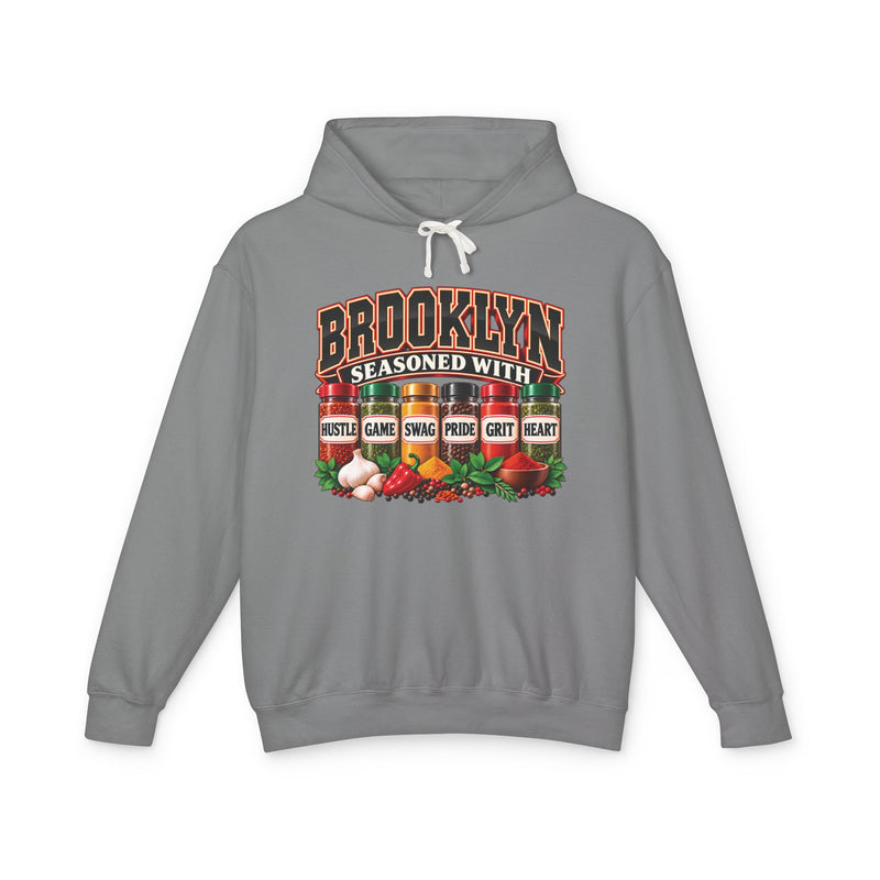 Brooklyn Seasoned With Hustle Game Swag Pride Grit Heart — Hoodie