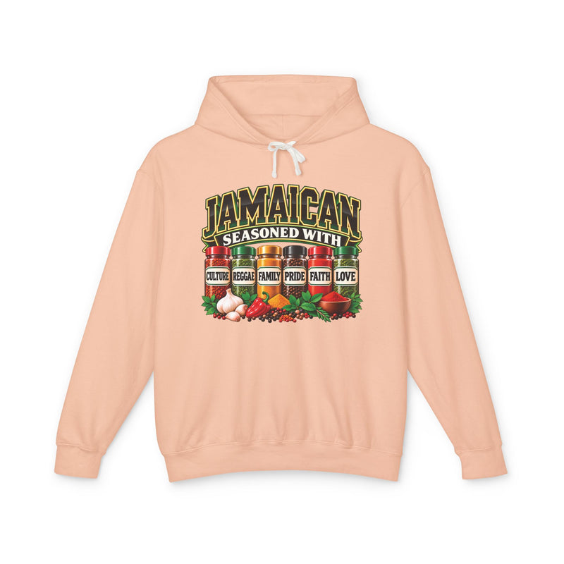Jamaican Seasoned With Culture Reggae Family Pride Faith Love — Hoodie