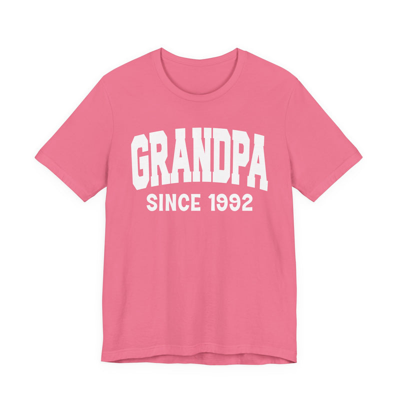 Granpa Personalization T-Shirt — Add Your Special "Since Date"
