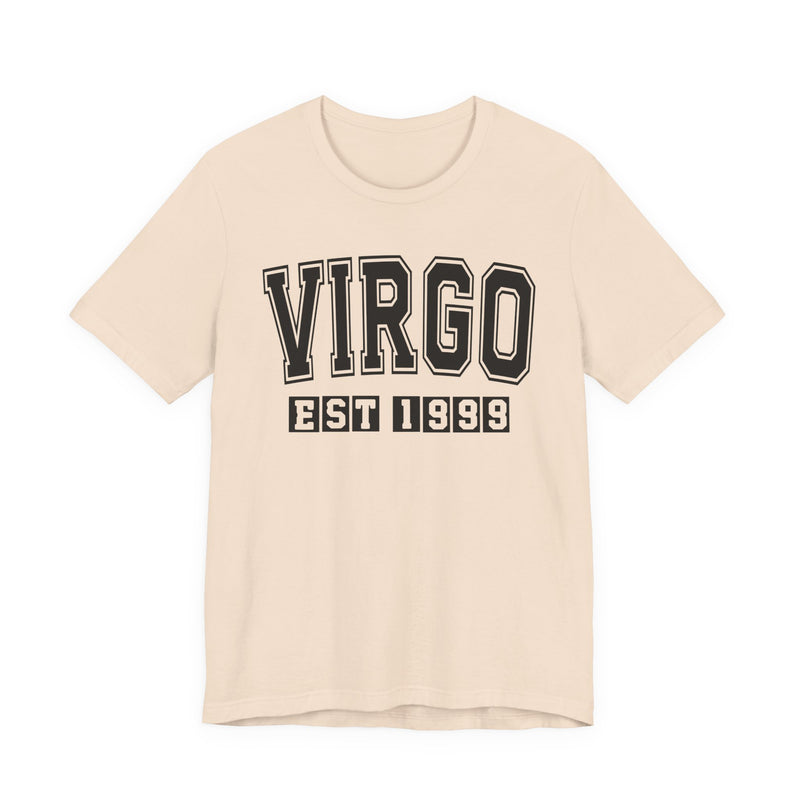 Virgo EST (YEAR) Personalization — Zodiac Birthday T-Shirt