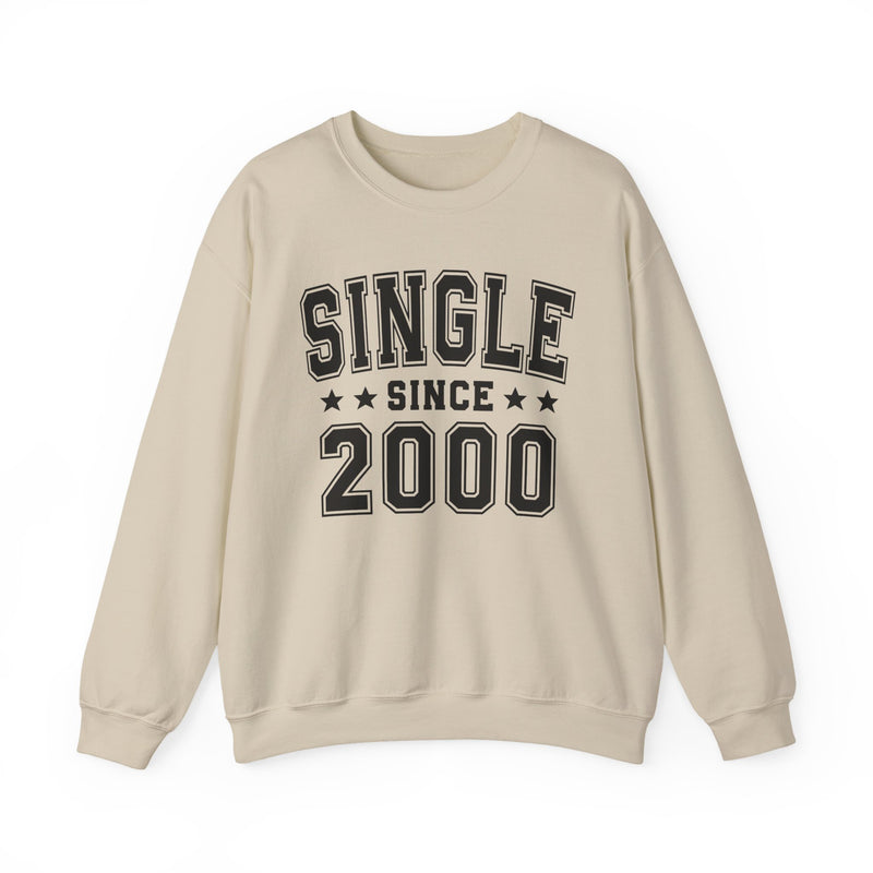 Single Since (Personalized Date) — Relationship Milestone Sweatshirt