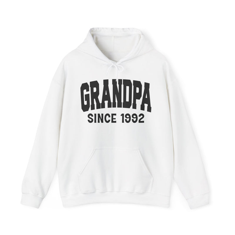 Grandpa Personalization Hoodie — Add Your Special "Since Date"