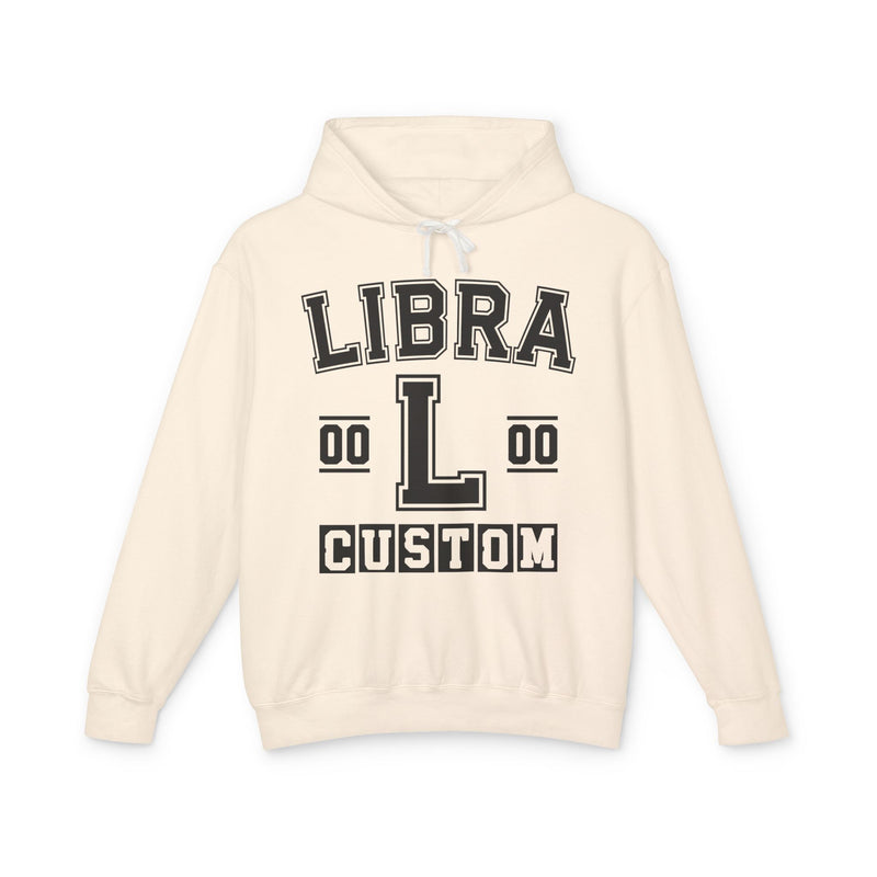Custom Libra Varsity Hoodie — Customize Birthday Day/Month/Year — Customize Gemini Season/Nation