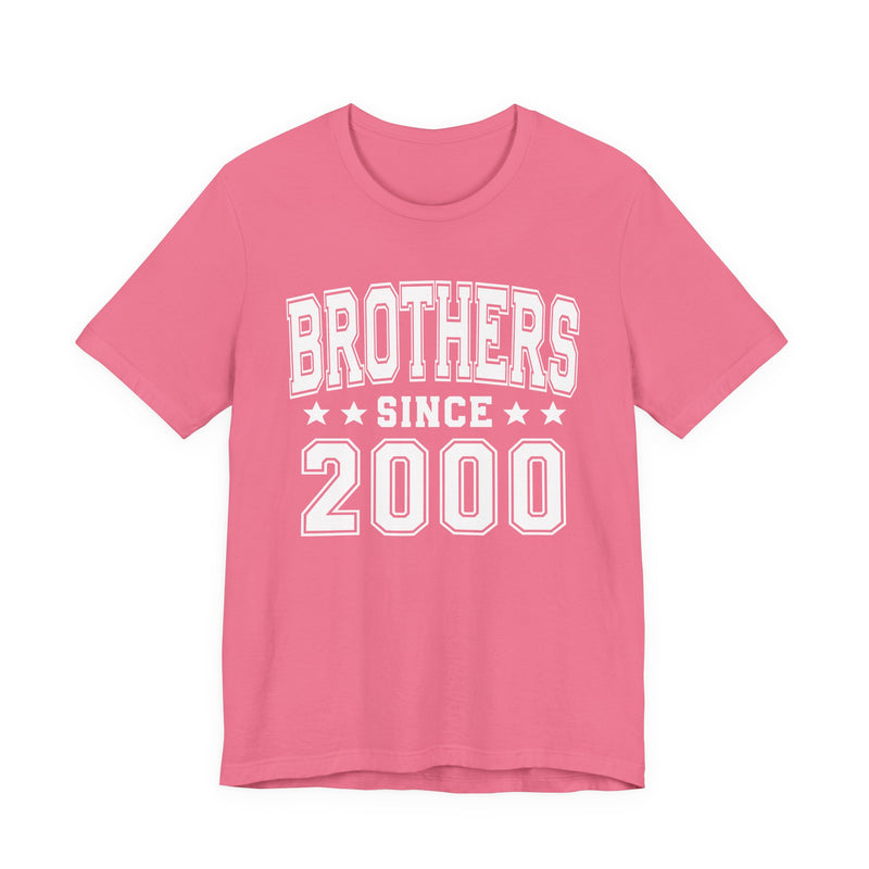 Brothers Since (Personalized Date) — Bride/Married T-shirt, Wedding & Anniversary Gift