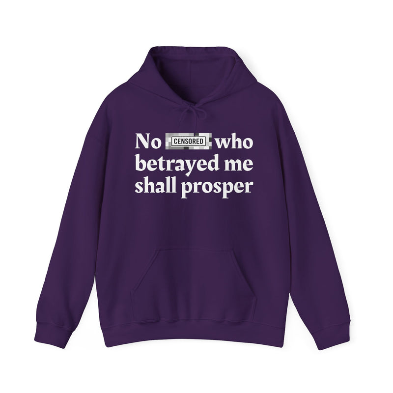 No Bitch Who Betrayed Me Shall Prosper — Hoodie